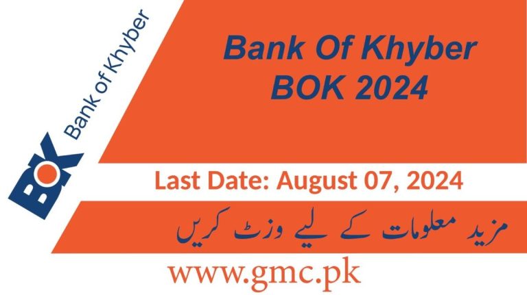 Careers At Bank Of Khyber Bok 2024