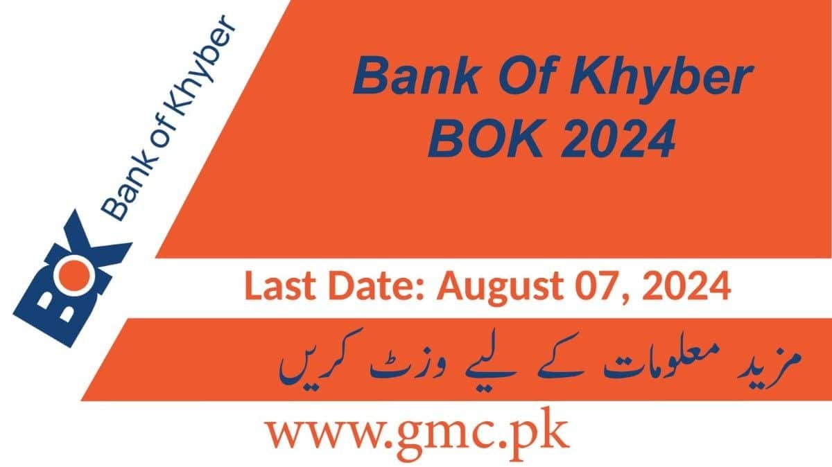 Careers At Bank Of Khyber BOK 2024