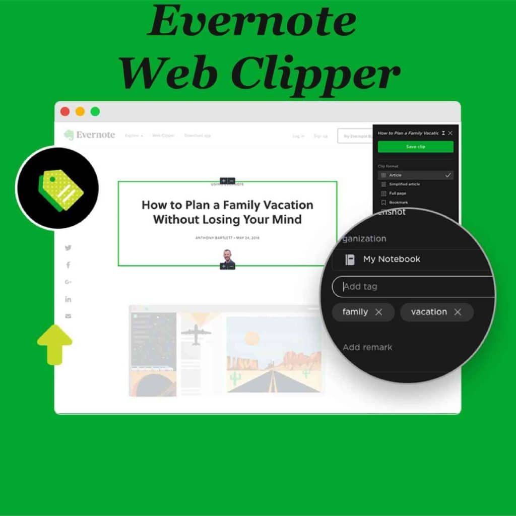 Evernote Web Clipper