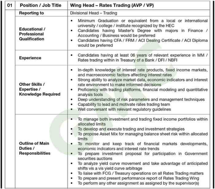 Advertisement Nbp Jobs 2024