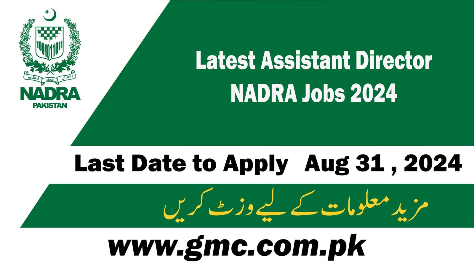 Latest Assistant Director NADRA Jobs 2024