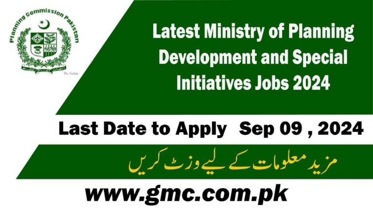 Latest Ministry Of Planning Development And Special Initiatives Jobs 2024