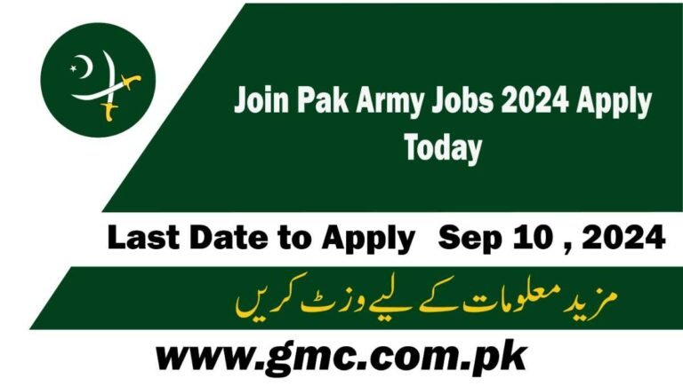 Pak Army Jobs 2024