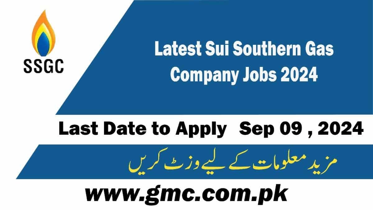 Latest Sui Southern Gas Company Jobs 2024