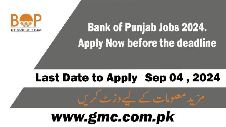 Bank Of Punjab Jobs 2024