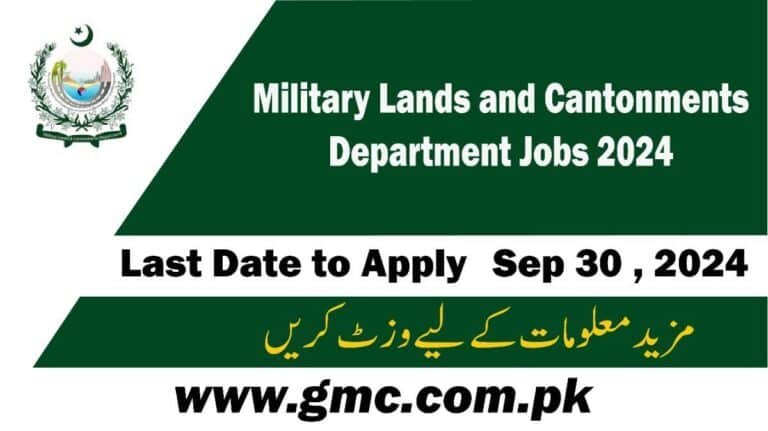 Latest Military Lands And Cantonments Department Jobs 2024