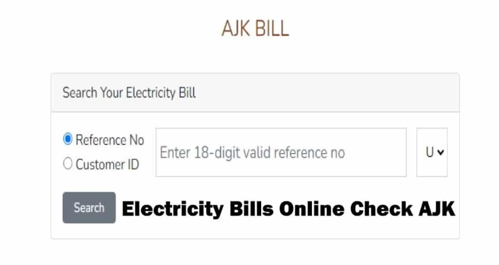 Electricity Bills Online Check Ajk