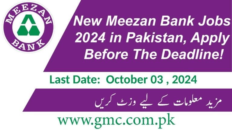 New Meezan Bank Jobs 2024 In Pakistan