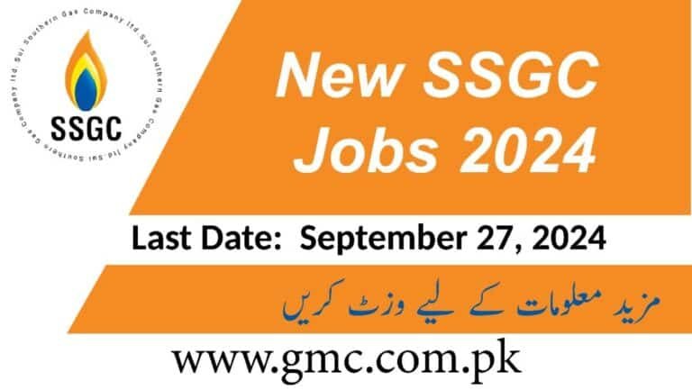 New Ssgc Jobs 2024