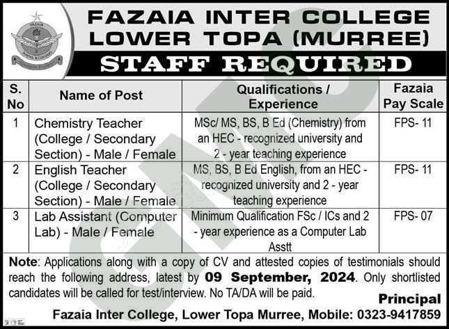 Pakistan Airforce Paf Jobs 2024 Advertisement