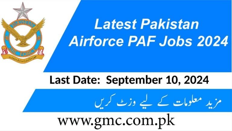 Latest Pakistan Airforce Paf Jobs 2024