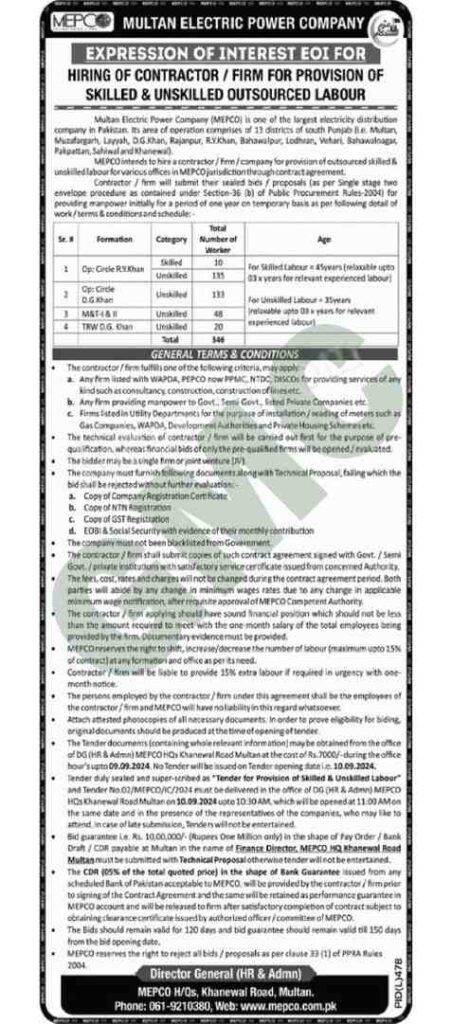 Wapda Jobs 2024 Advertisement