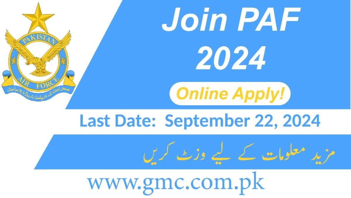 Join PAF 2024 Online Apply!