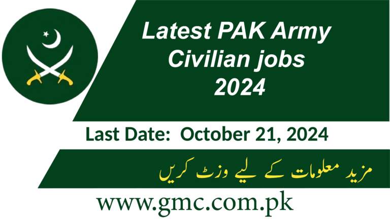 Latest Pak Army Civilian Jobs 2024