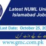 Latest Numl University Islamabad Jobs 2024