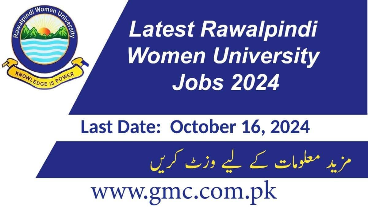 Latest Rawalpindi Women University Jobs 2024