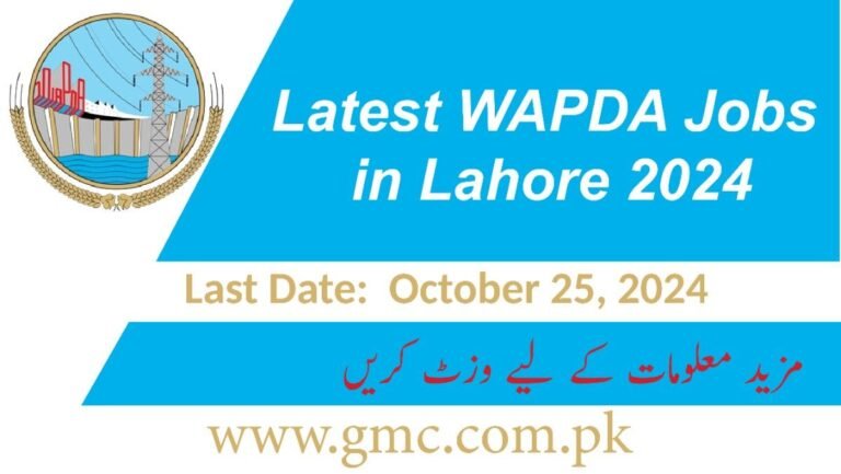 Latest Wapda Jobs In Lahore 2024