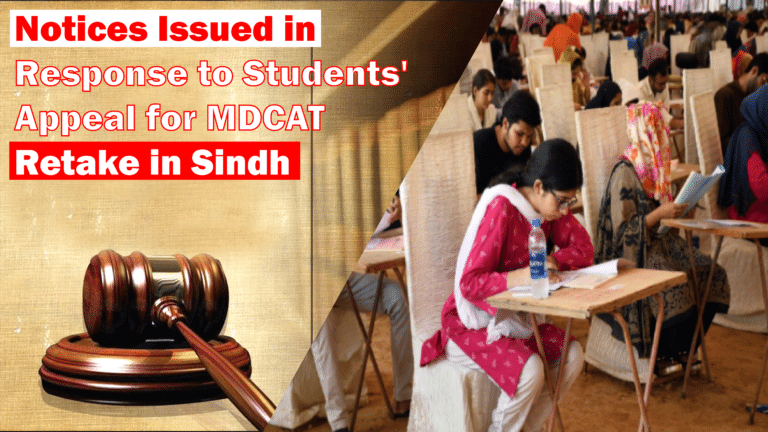 Notices Issued In Response To Students' Appeal For Mdcat Retake In Sindh