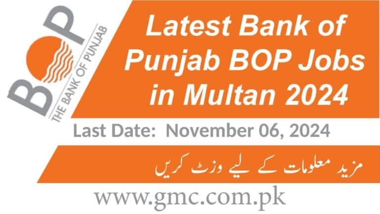 Latest Bank Of Punjab Bop Jobs In Multan 2024