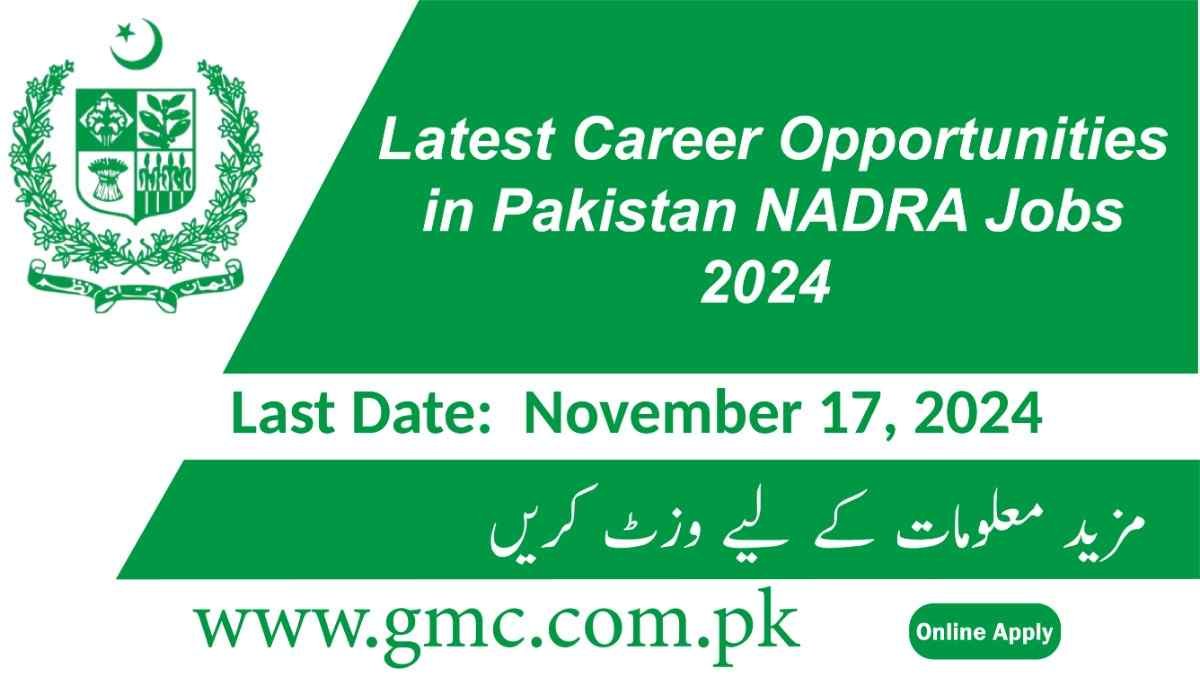 Latest NADRA Jobs 2024