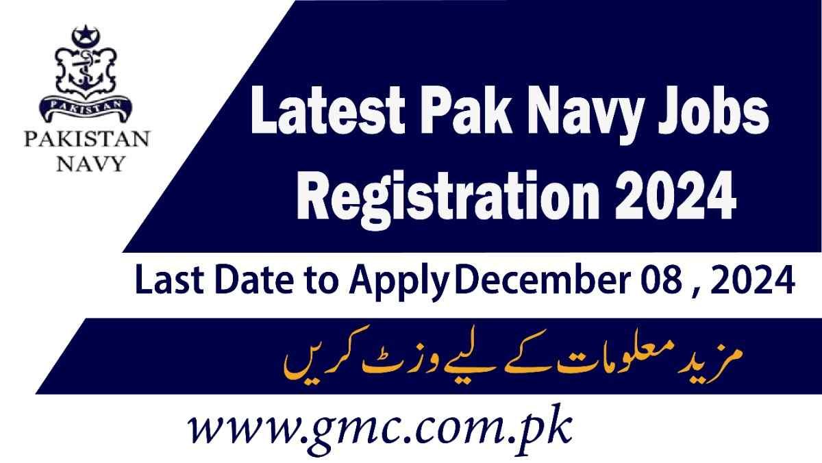 Latest Pak Navy Jobs Registration 2025: Your Gateway to a Bright Career